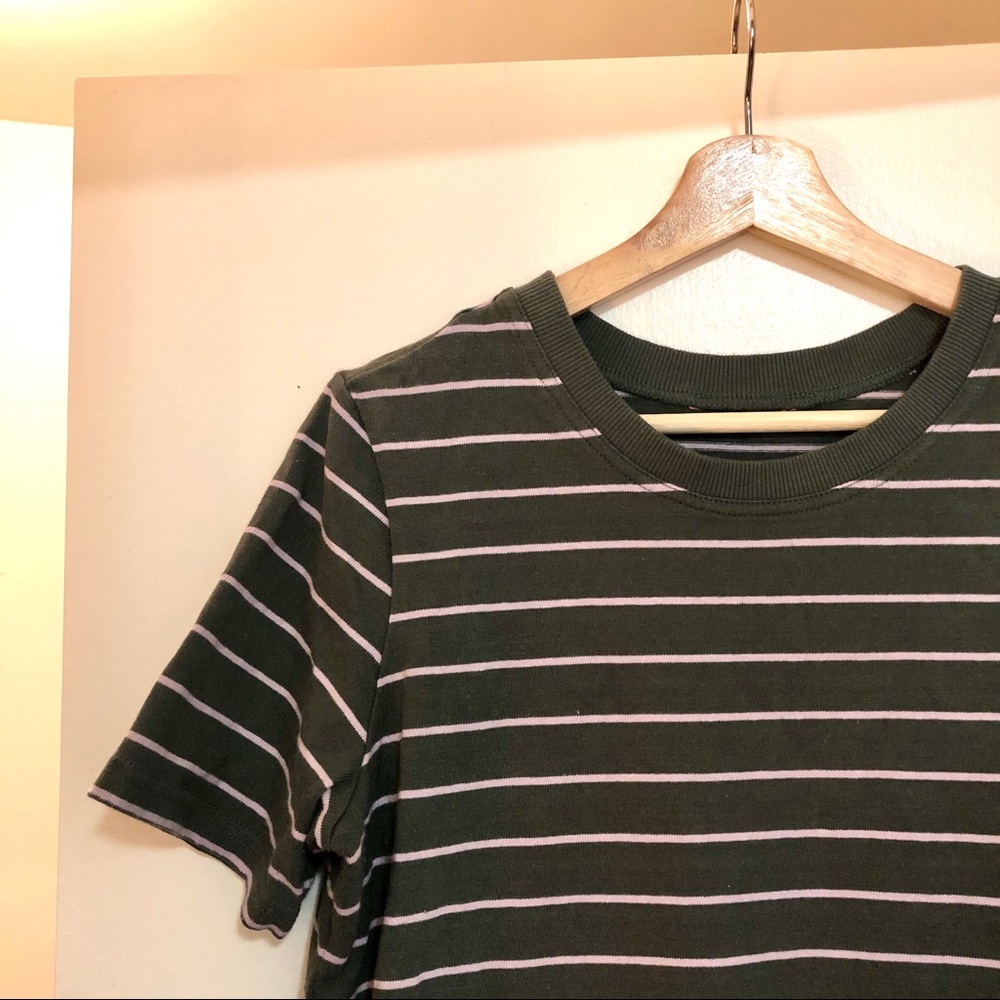JOE FRESH green and pink striped cotton dress - Picture 4 of 7